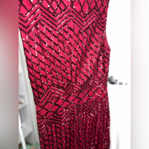 Brand new Formal Burgundy Sequins Dress - Picture 4 of 4